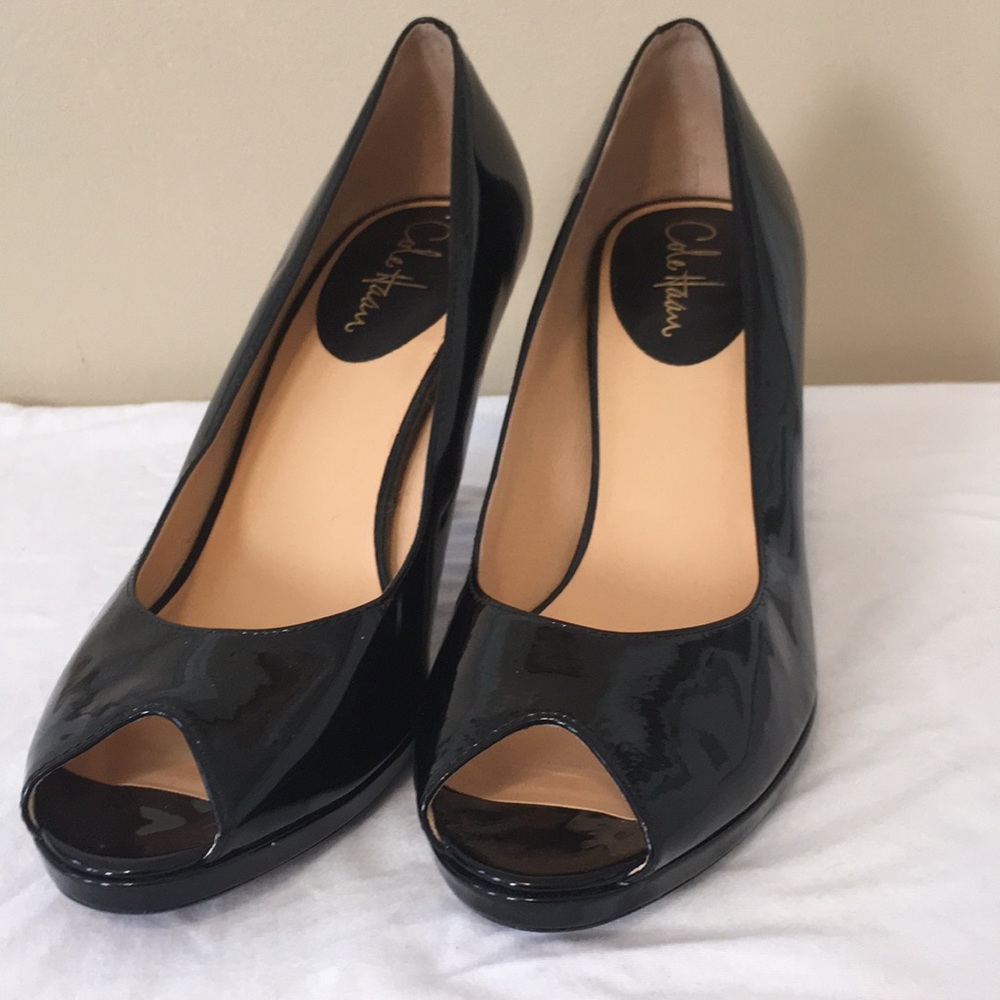 Cole Haan Patent Leather "Carma" Pumps- 10AA